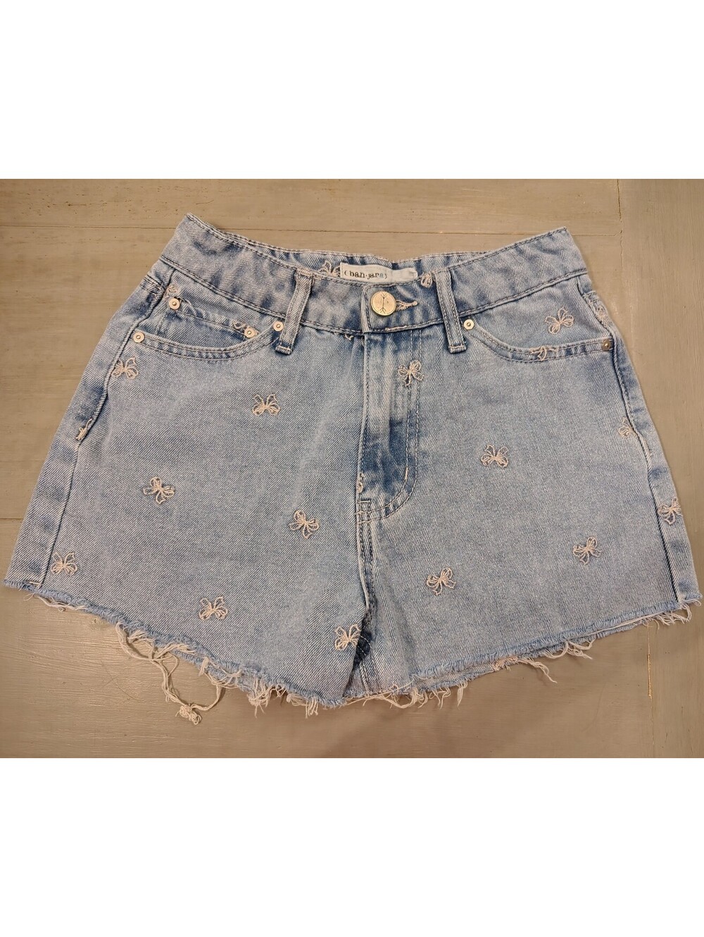 Banjara Juniors Denim Shorts Size 1 - bow design